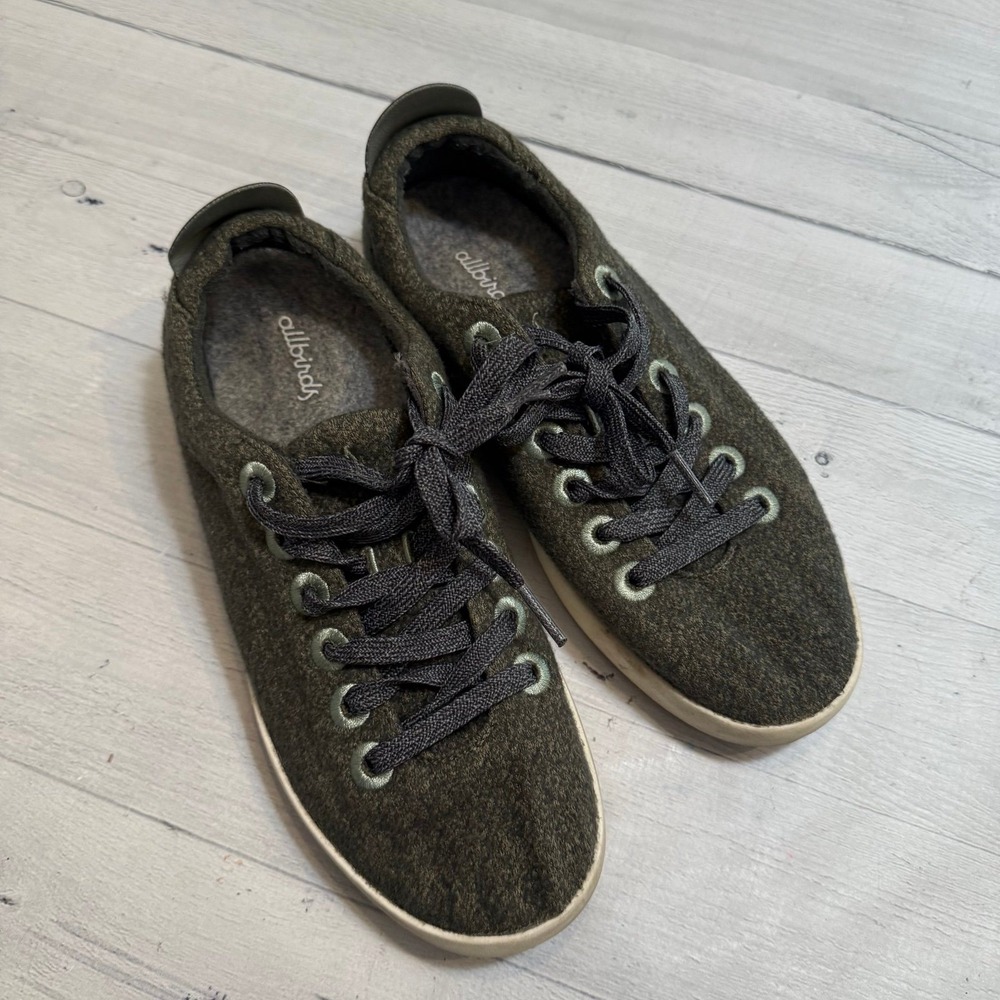 All Birds women's wool pipers olive green size 8‎